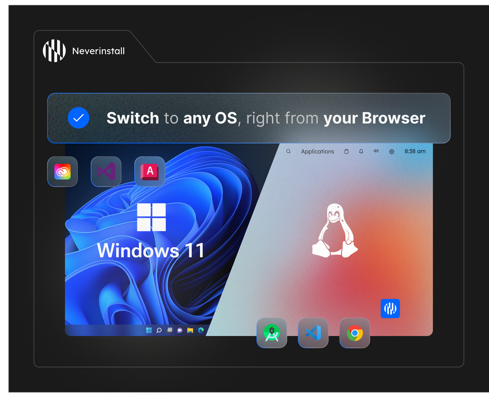 Now streaming windows virtual desktop via your browser