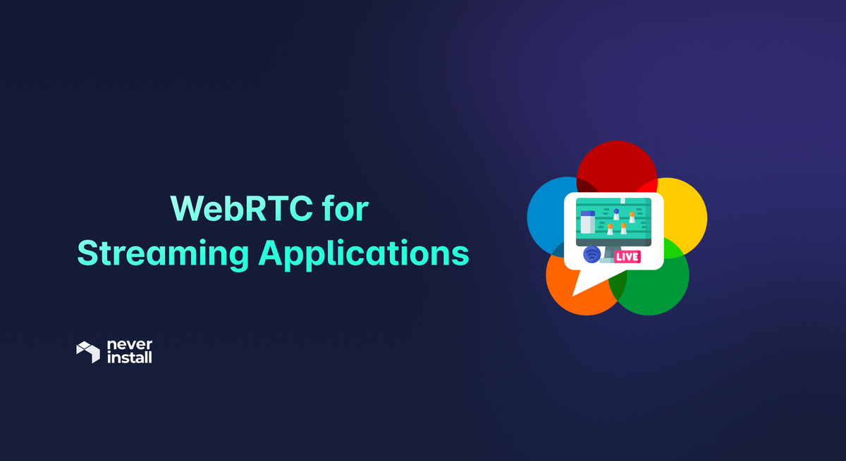 WebRTC For Streaming Applications