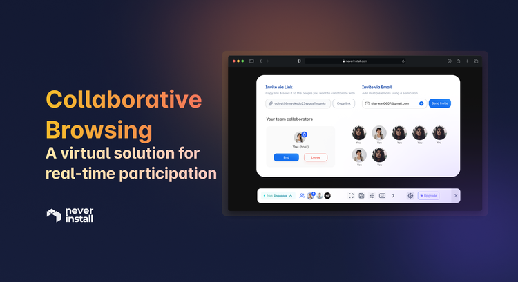Collaborative Browsing: A virtual solution for real-time participation