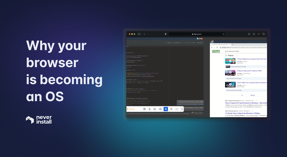 Why your browser is becoming an OS
