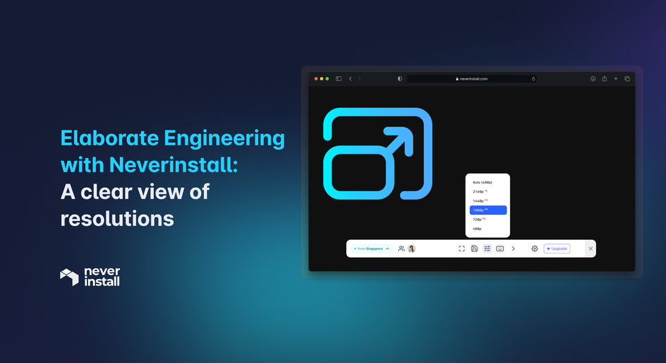 Elaborate Engineering with Neverinstall: A clear view of resolutions